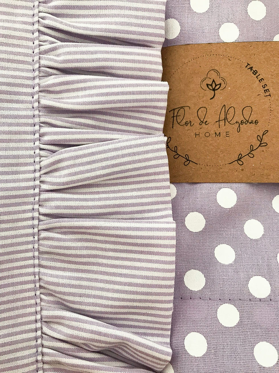Miniatura: Kit Mesa Posta - BABADO PURPLE