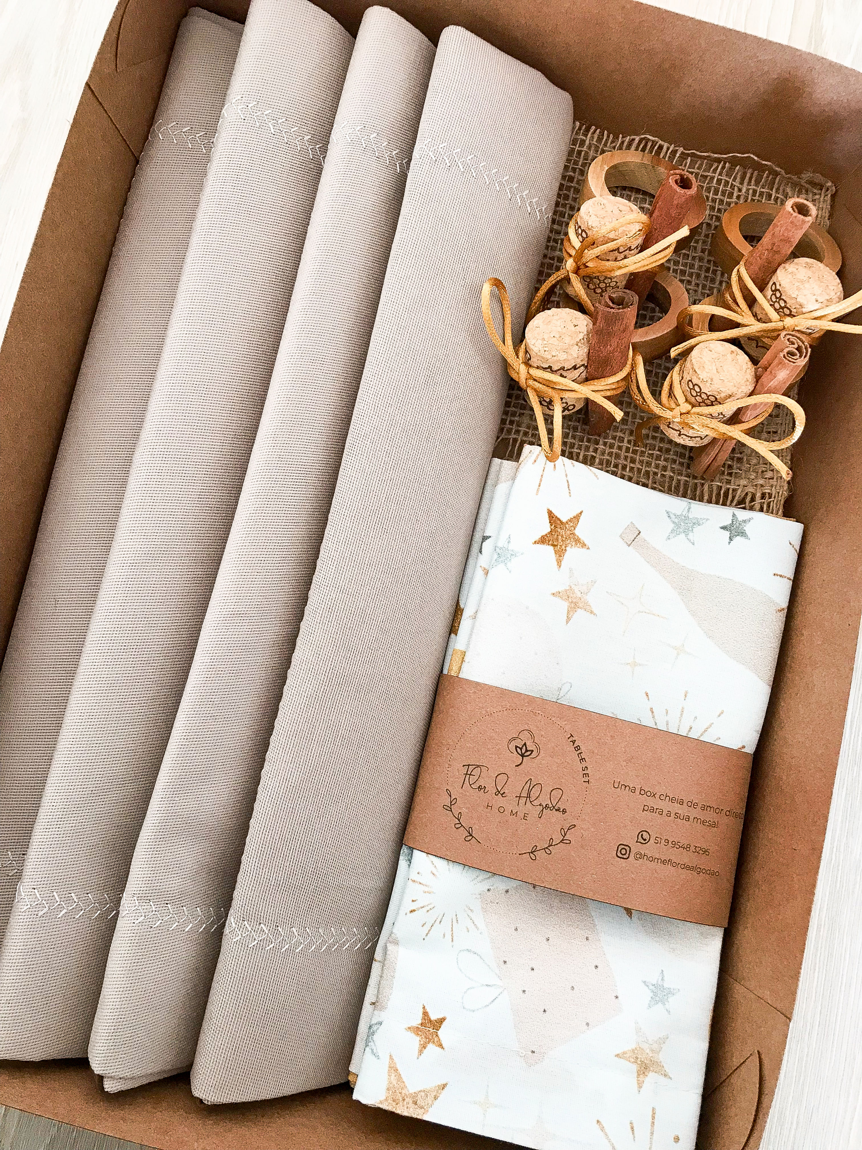 Kit Mesa Posta - BOX ANO NOVO