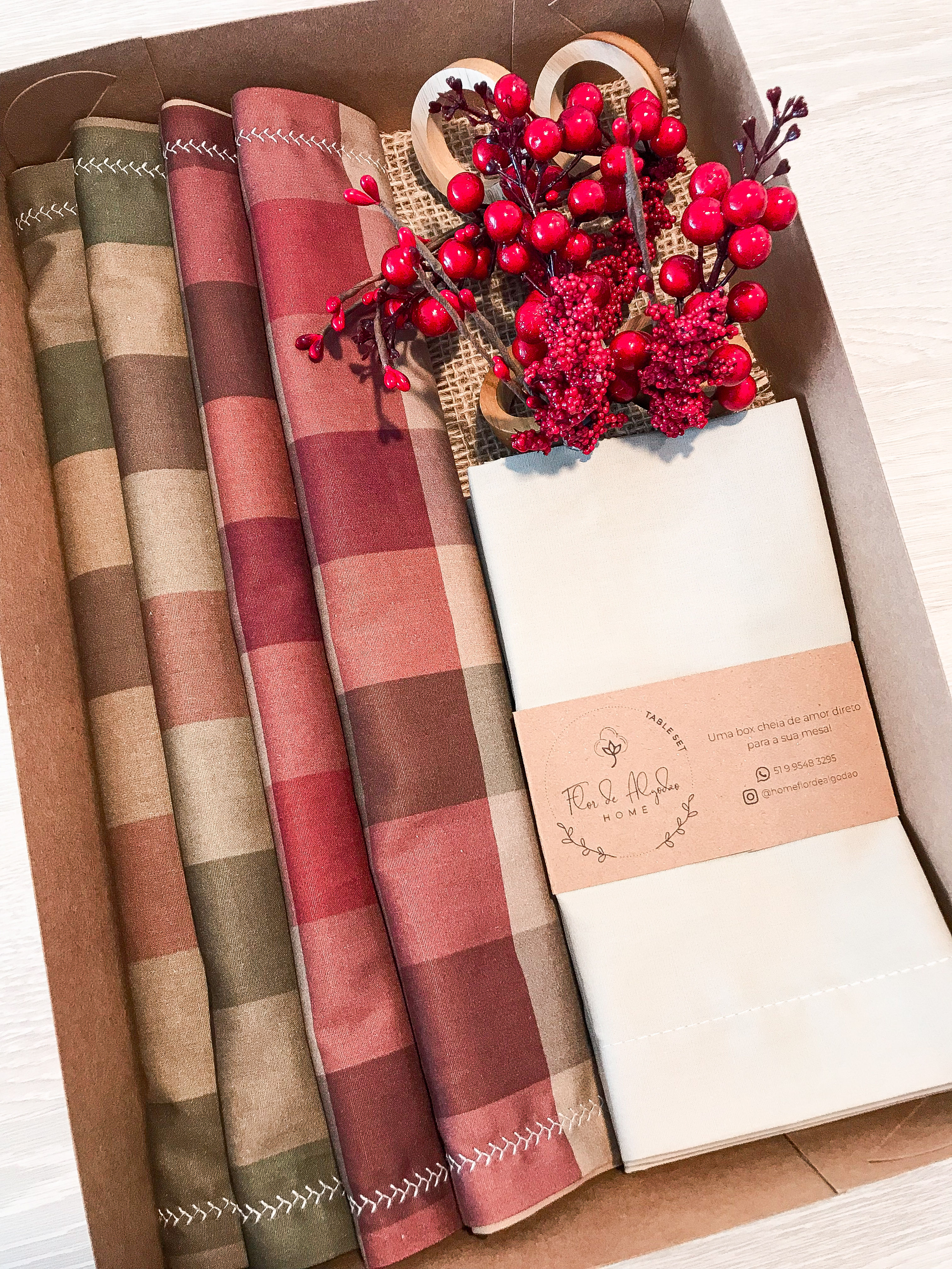 Kit Mesa Posta - BOX NOITE DE NATAL