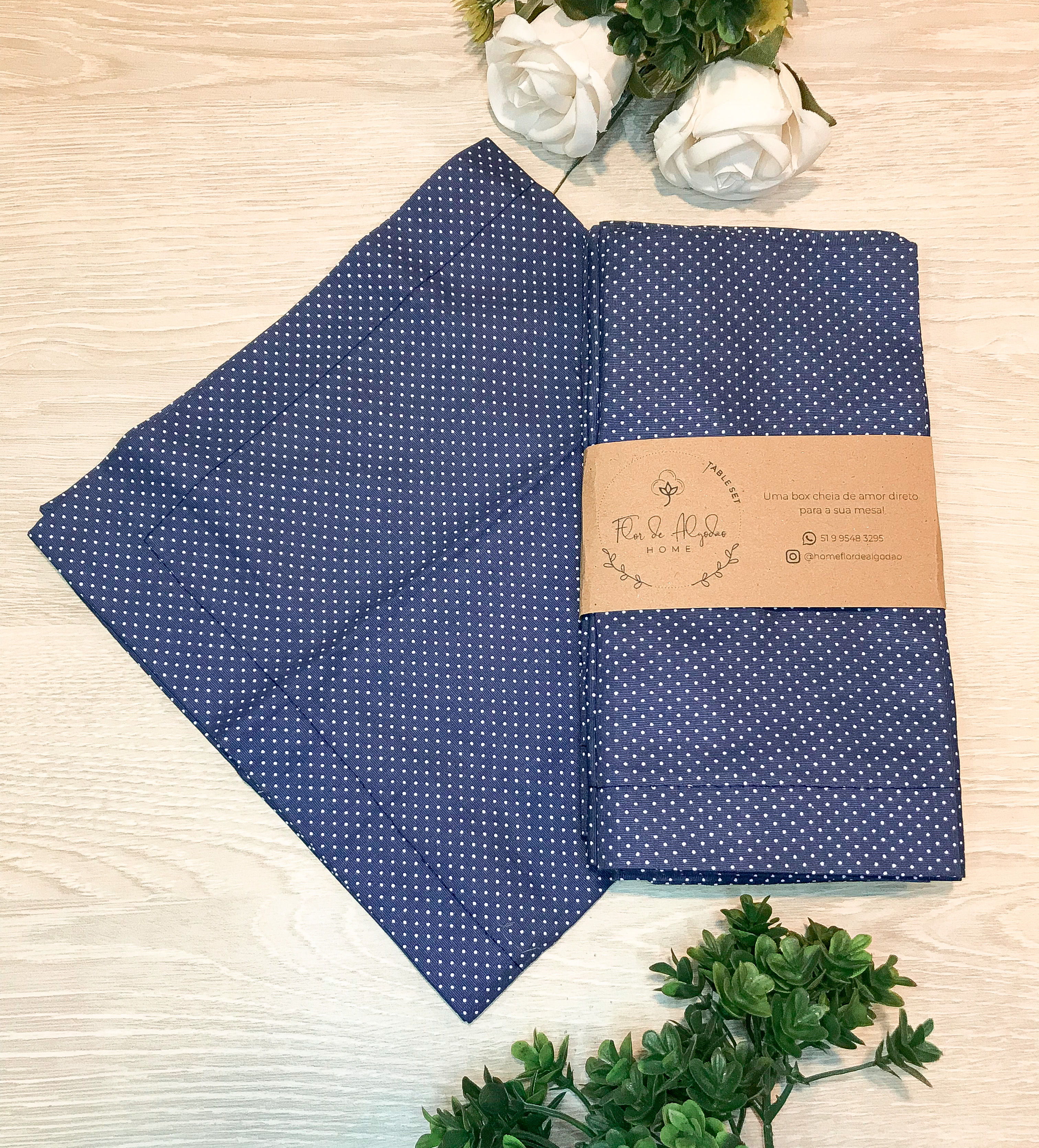 Kit Guardanapos - POÁ AZUL