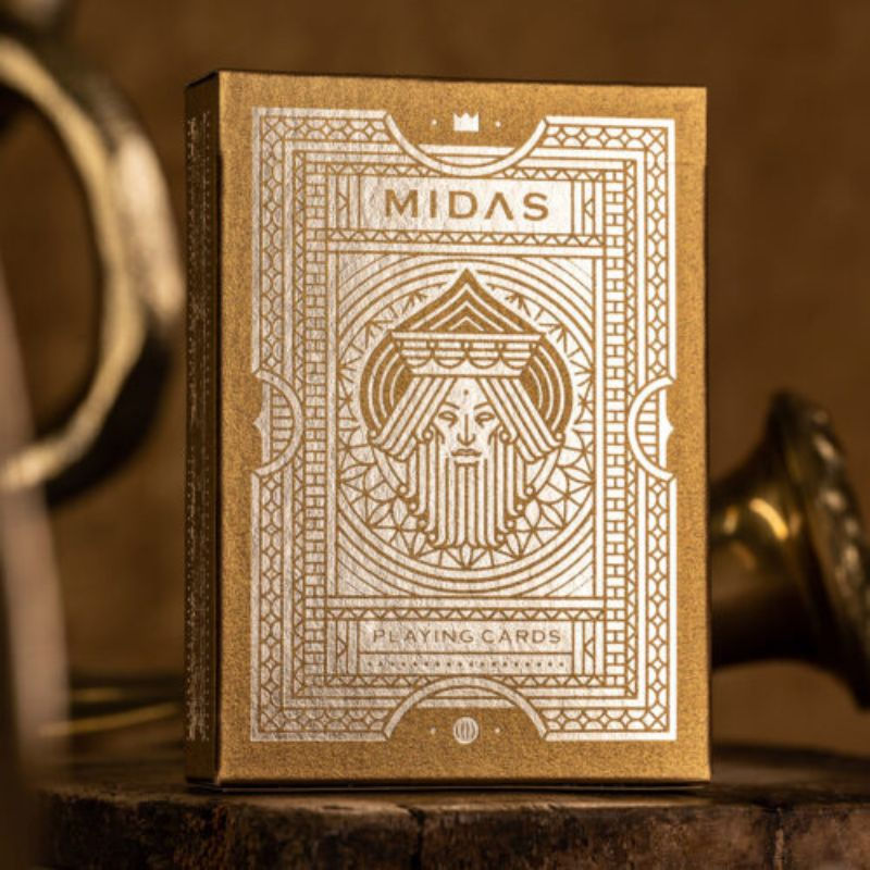 Limited Midas Playing Cards Gold Foil Gilding Tuck Box