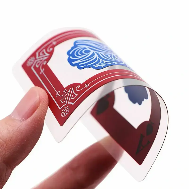 Thumbnail: Custom Transparent Playing Cards Waterproof Clear Card Decks