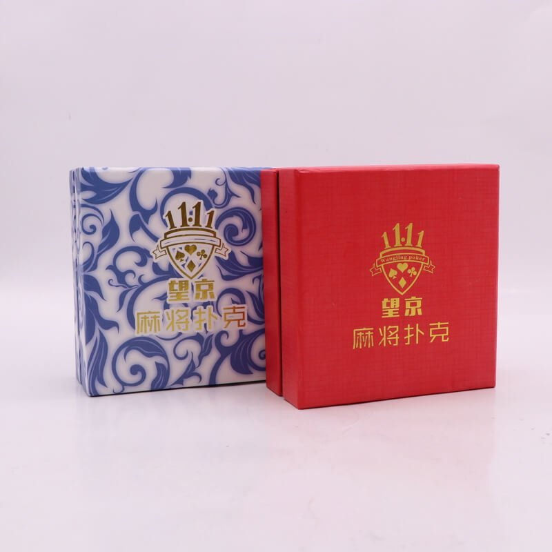Custom Flip Top Boxes Mahjong Poker Set
