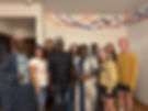 Sarah Chen (third from left) with international leaders from Guinea and friends