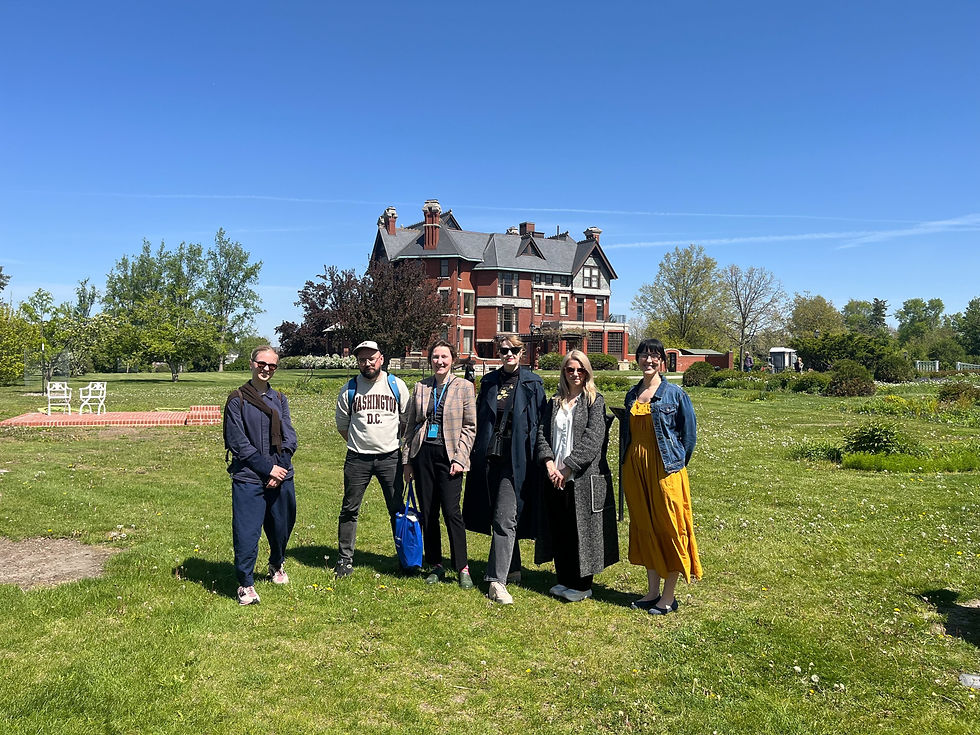 The group at Brucemore Museum.