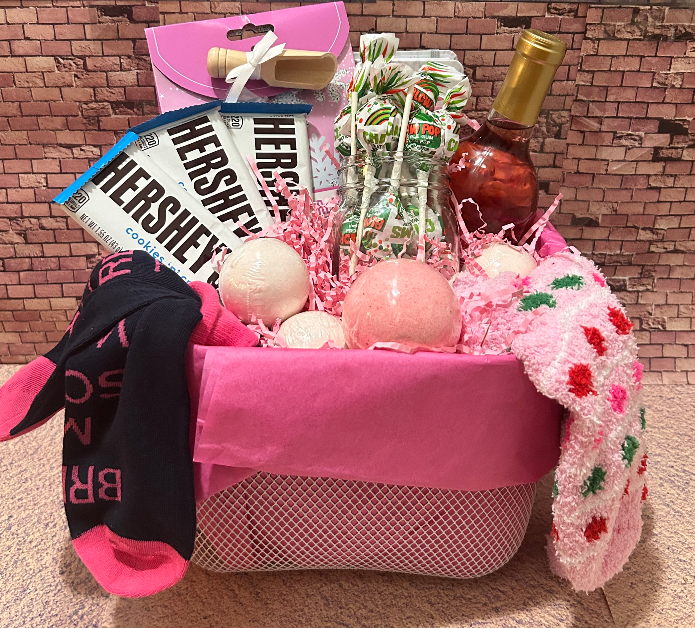 Custom birthday basket