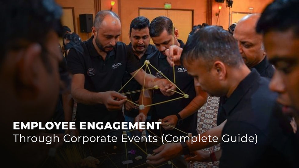 Discover how corporate events improve employee engagement, strengthen workplace culture, and boost productivity. Learn the best employee engagement event ideas, planning tips, and strategies.