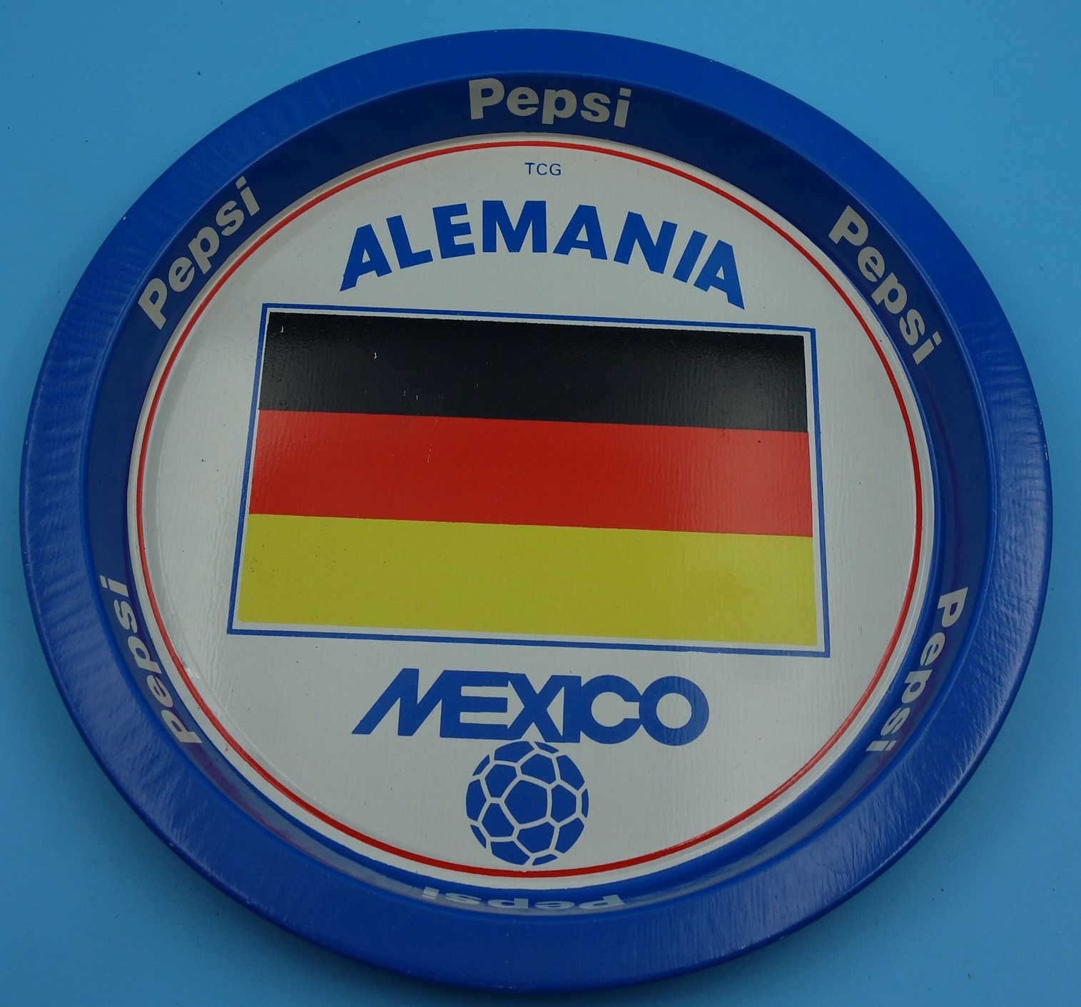 Pepsi Alemania Mexico tray with German flag