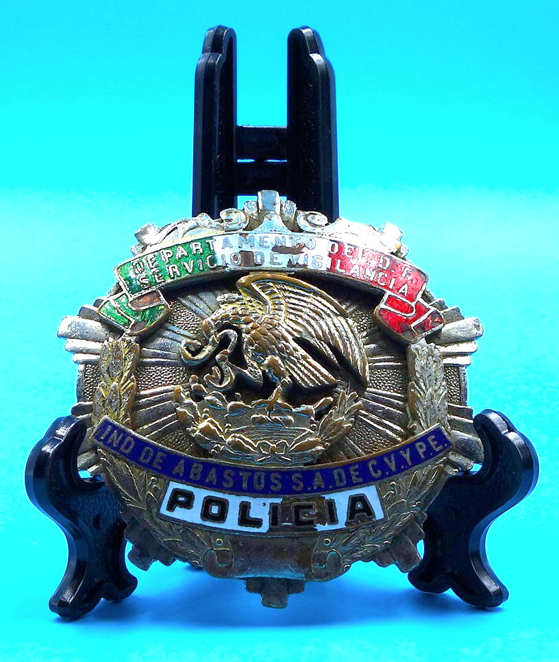Vintage Mexican police badge