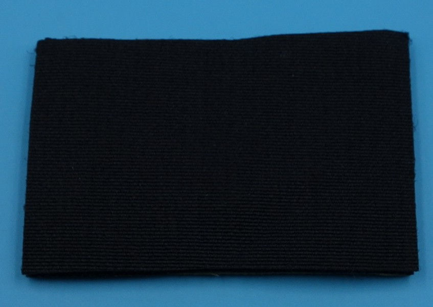 Black fabric swatch