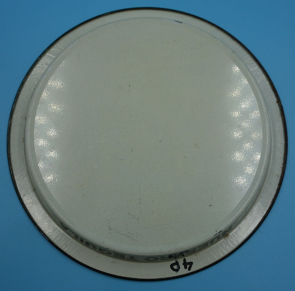 Circular light panel with d17 marking