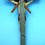 Thumbnail: Antique wooden crucifix, Jesus on cross