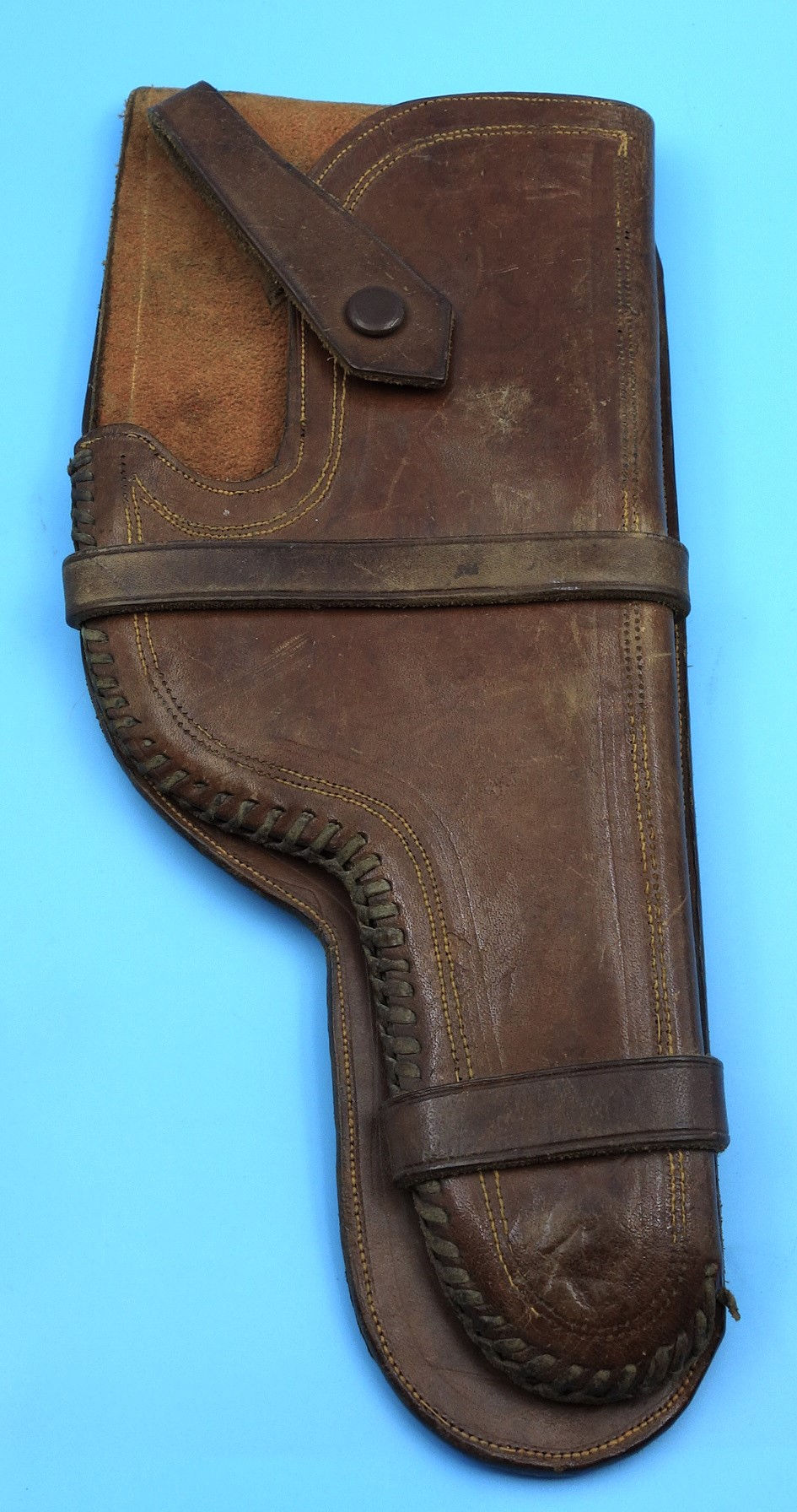 Antique leather gun case