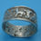 Thumbnail: Sterling silver Mexican ring with etched designs