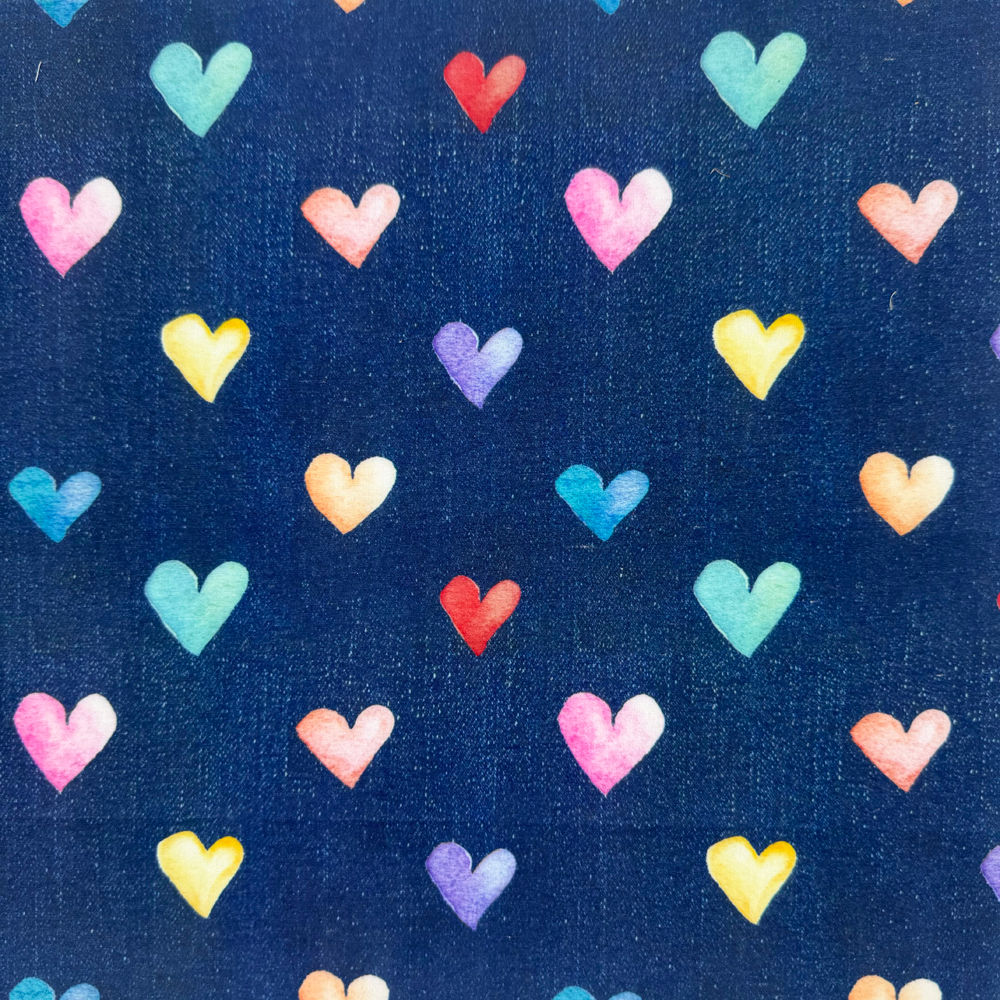 Denim Hearts