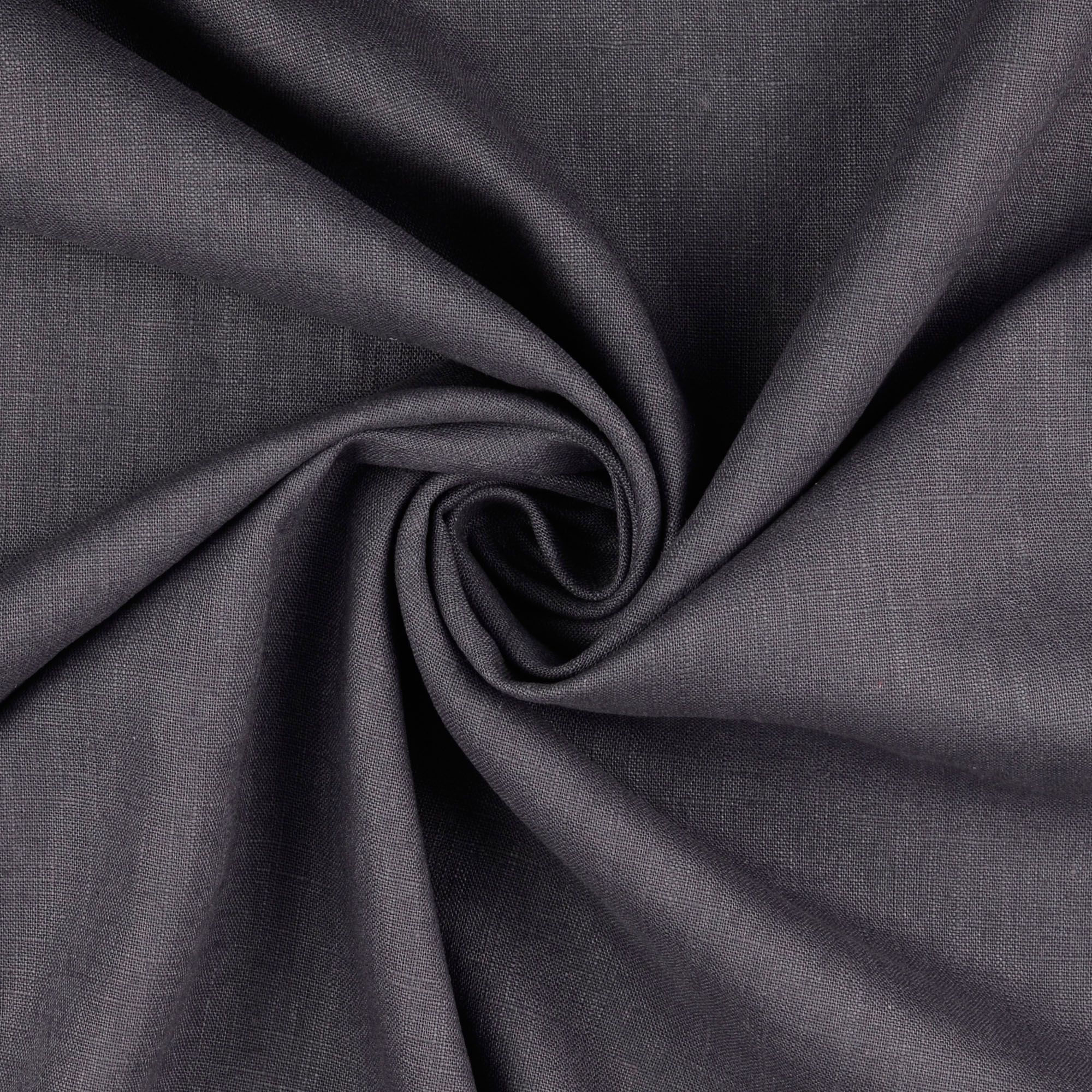 Washed Linen Graphite Grey