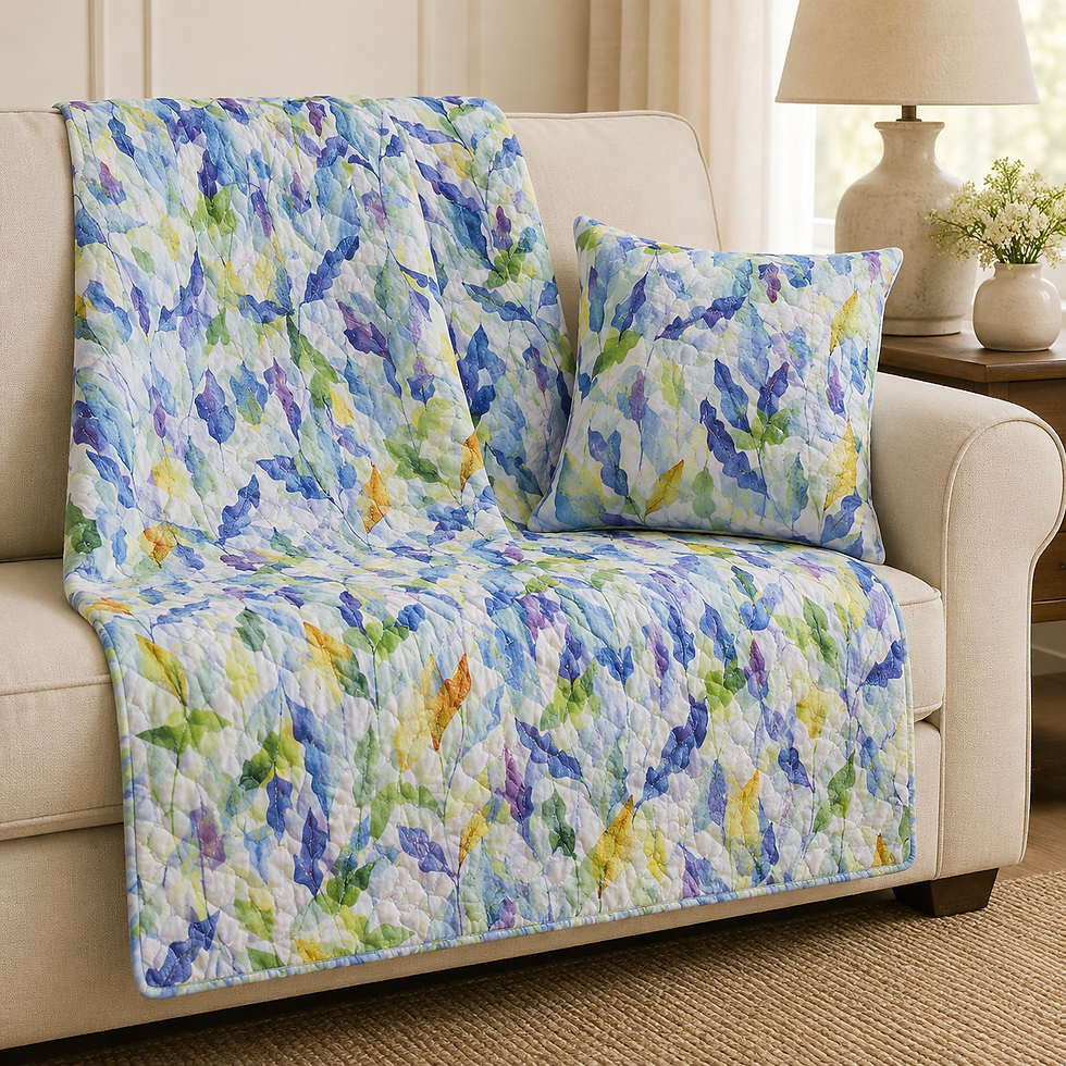 Thumbnail: Blue Meadow Cotton Lawn