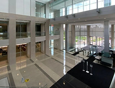 Government facility with clean floors, uniforms for public workers, and essential janitorial supplies provided by Metrotex.