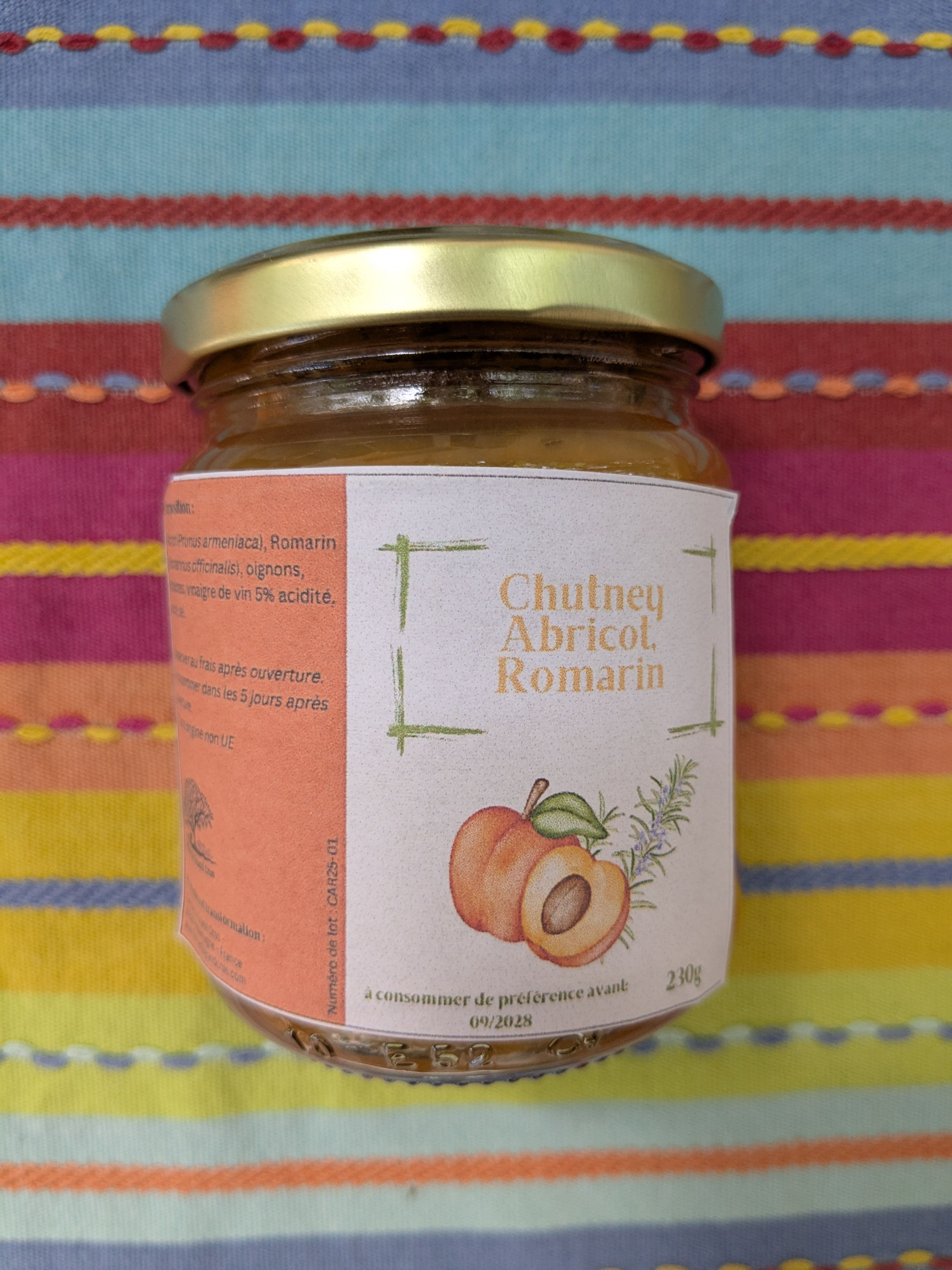 Chutney Abricot & Romarin