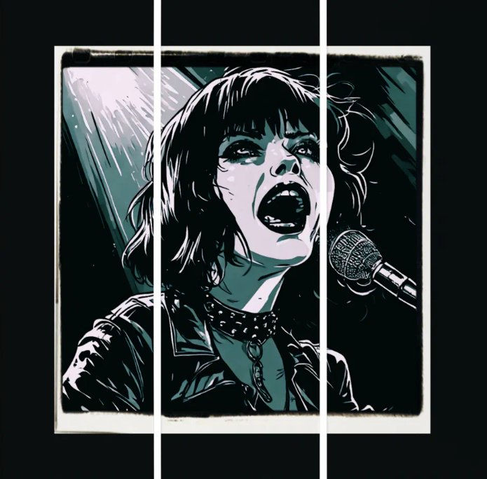 Style and Influence of 1950s Black & White Comic Graphic Art