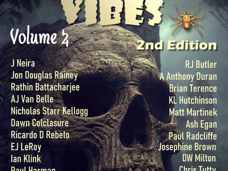 Strange Vibes Weird Fiction Anthology Volume 2 Golden Spider Edition - now at your fave online retailer!