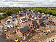 houses part way through construction