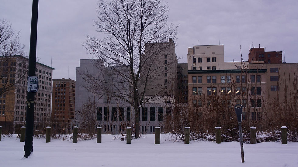 The downtown Youngstown, Ohio, skyline.