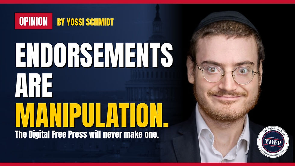 Endorsements Are Manipulation. The Digital Free Press Will Never Make One.