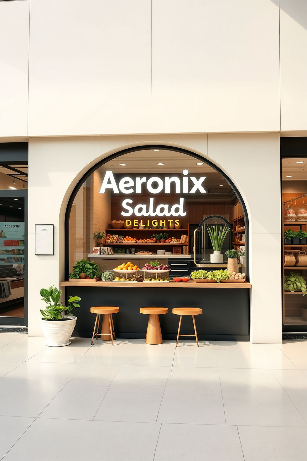 make a physical store of business name is Aeronix Salad Delights.jpg