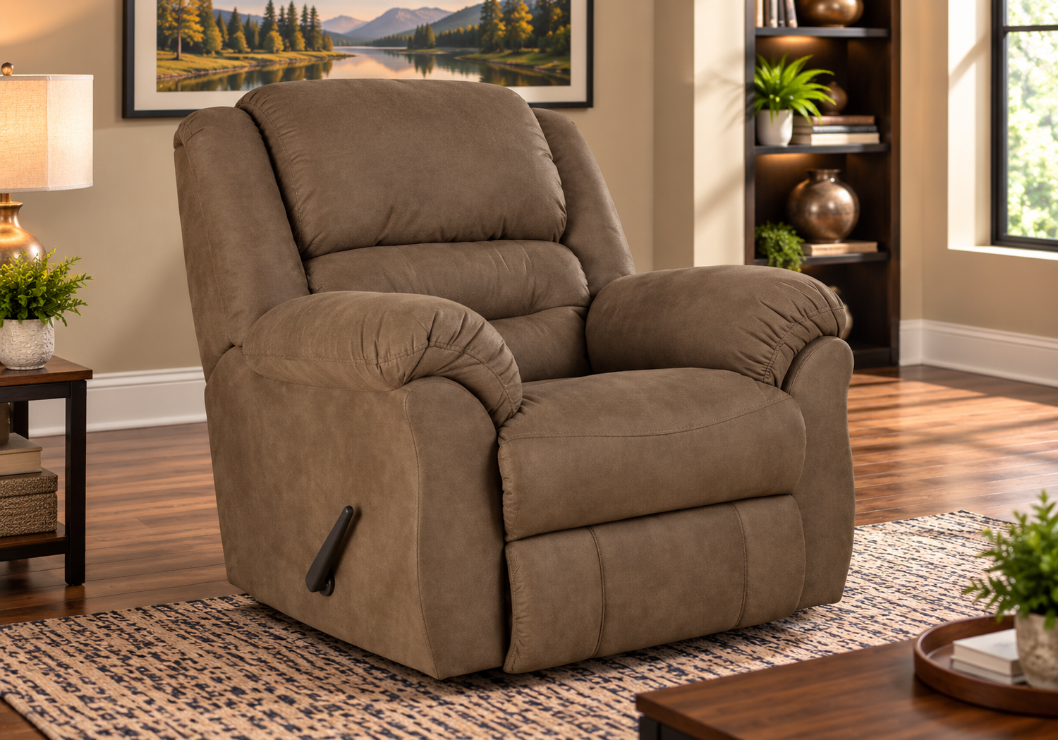 Gambler Brown Recliner
