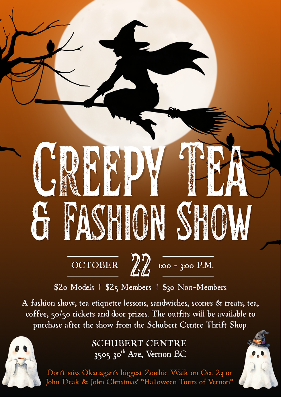Schubert Centre Creepy Tea & Fashion Show