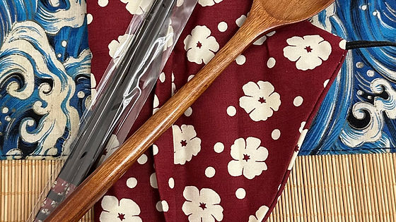 Chopsticks and spoon