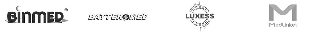 Marcas Enlace Biomedico: Binmed, Battermed, Luxes