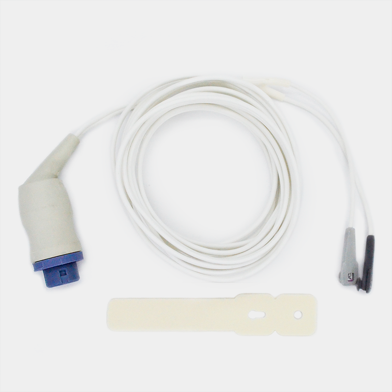 Cable con Sensor De Oxígeno (Celda). PSR-11-915G (SO1340) y etiquetas, fondo blanco.