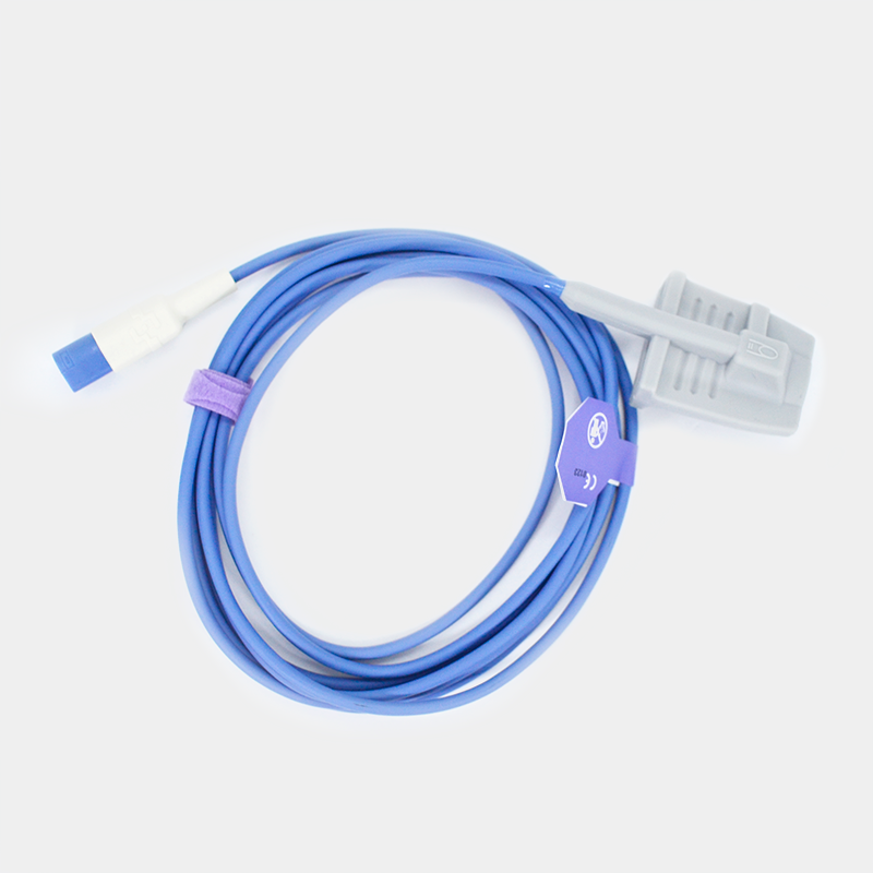 Cable azul de Sensor de SpO2. Ref SP4327A. Dispositivo médico para monitoreo del paciente
