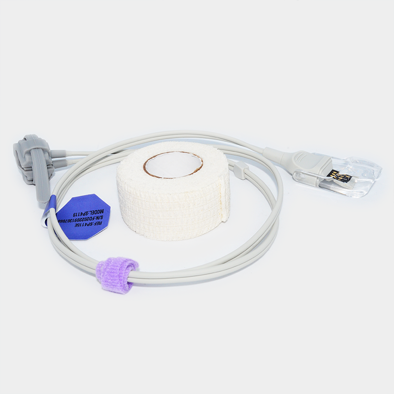 Cable con Sensor de SpO2, cinta y etiqueta. Sensor de SpO2. Ref P7315G. Producto médico.