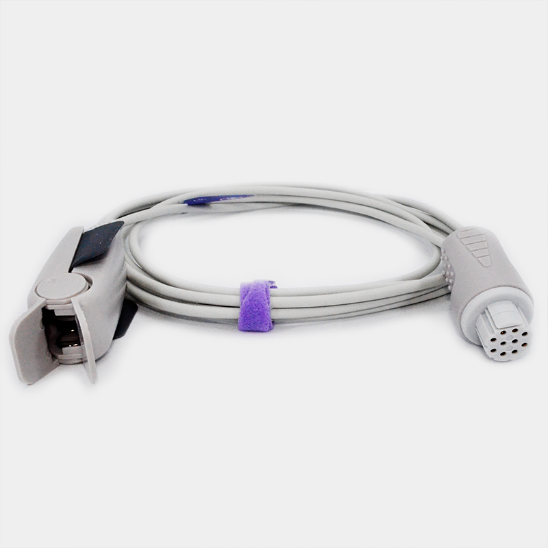 Cable con Sensor de SpO2, conector blanco. Sensor de SpO2. Ref SP1530F.