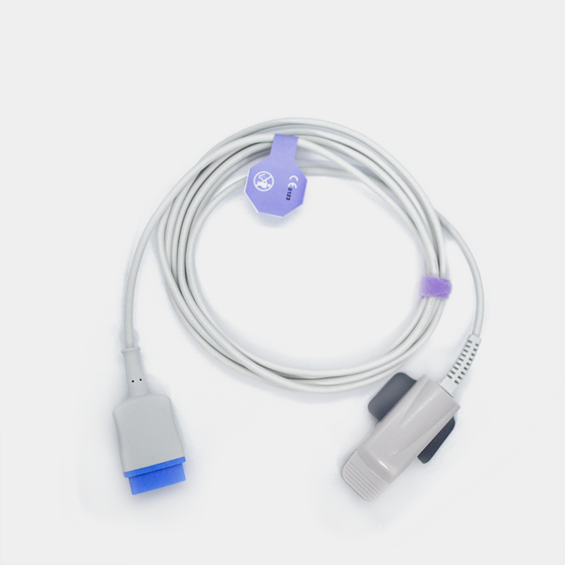 Sensor de SpO2 conectado por cable. Sensor de SpO2. Ref SP4361D. Dispositivo médico para monitoreo.