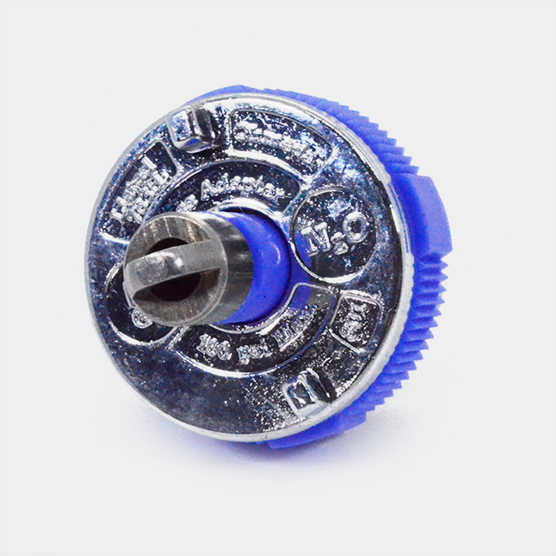 Conexión de oxígeno etiquetada con letras y números, Acople Ohmeda (Ohio, Diamond) para aire.