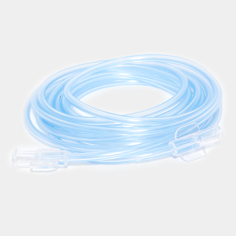 Rollo de tubo azul con conectores; Latiguillos tipo ASP. Ref EH024C3A. Fondo blanco.