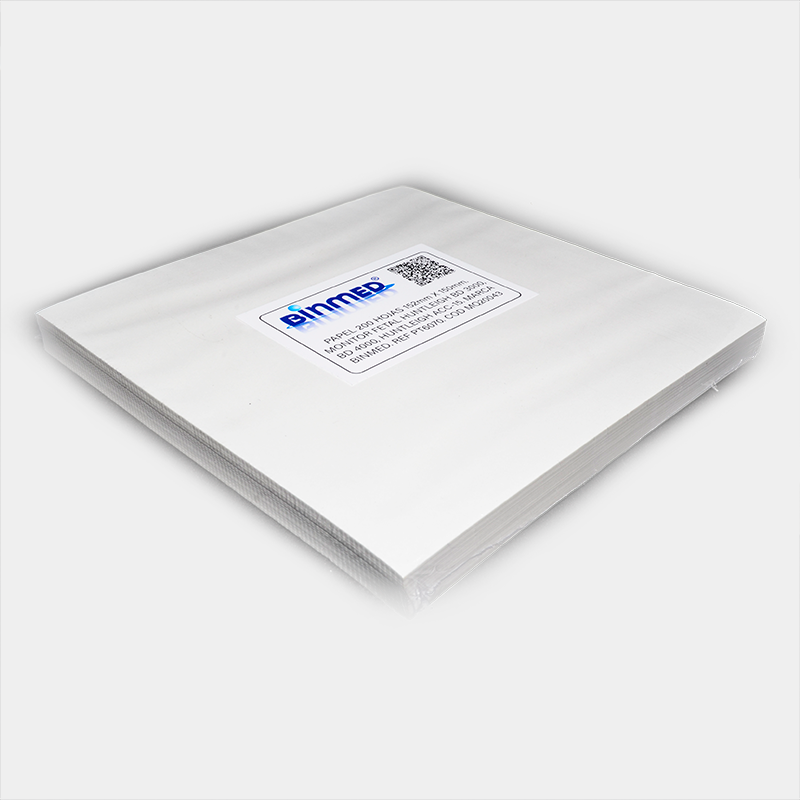 Producto blanco con etiqueta que contiene texto y código QR, Latiguillos tipo ASP. Ref DX3-90P.