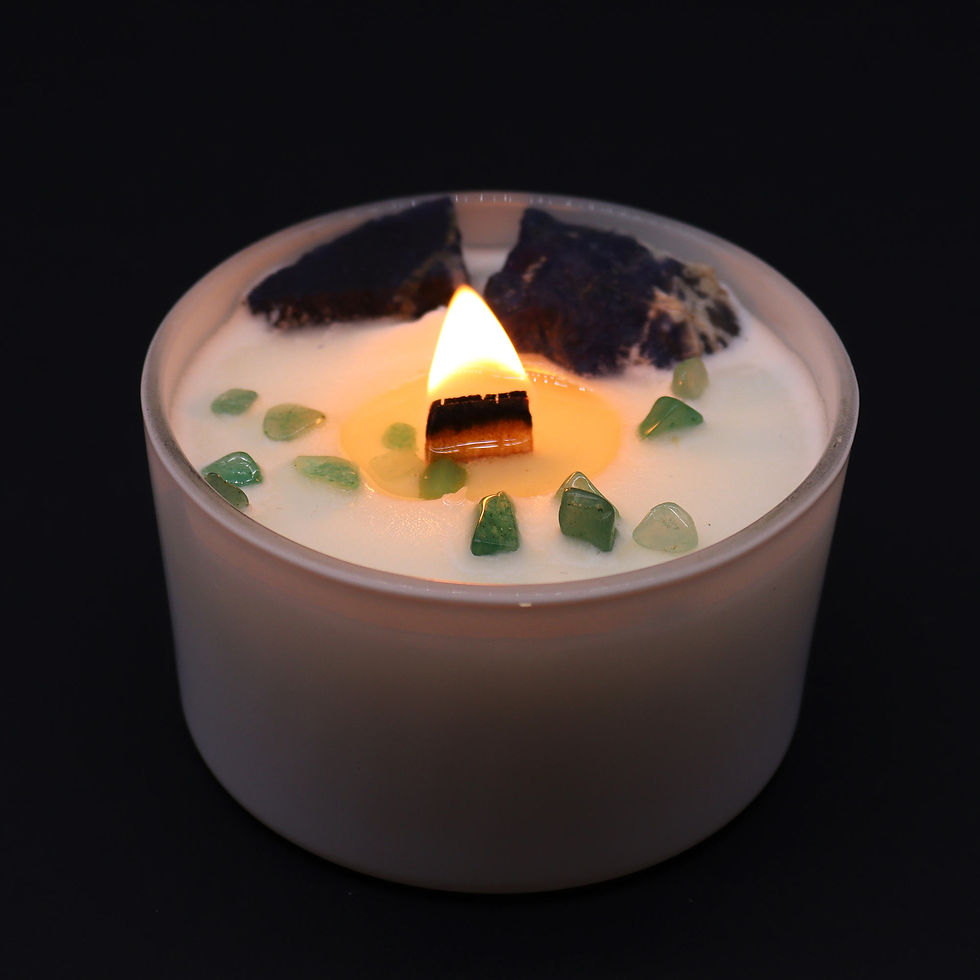 Miniature : Bougie – Chakra de la Gorge : Exprimez Votre Voix Authentique