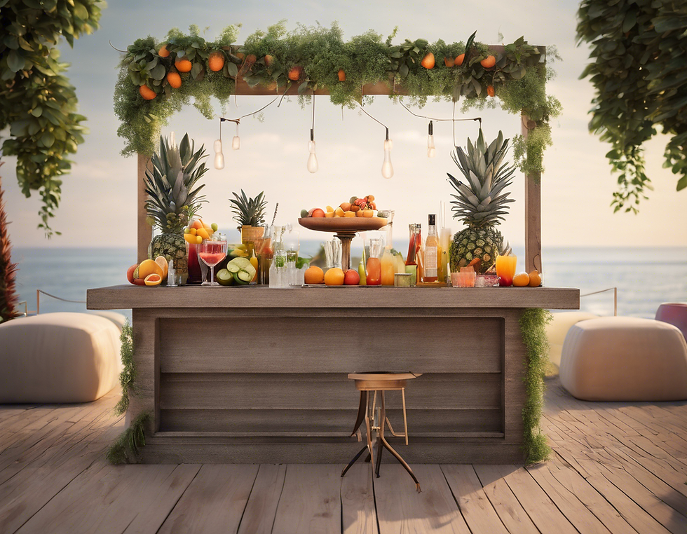 Professional Cocktail Catering for Outdoor Events and Baby Showers