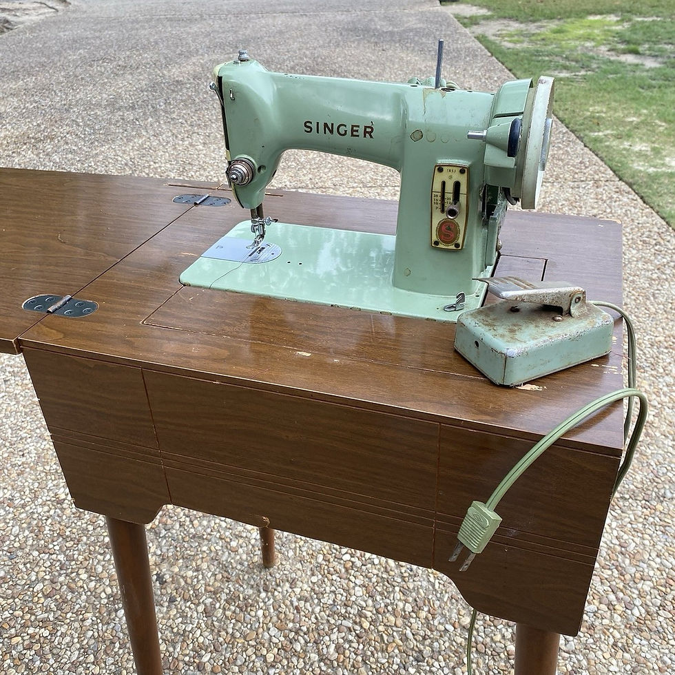 1960's singer sewing machine