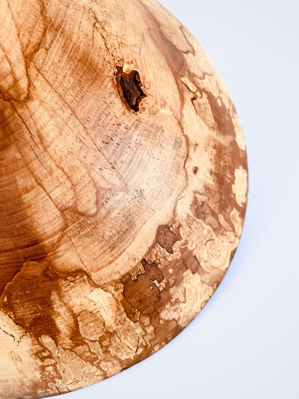 Thumbnail: Very Large, Natural Edge, Spalted Beech 43.5cm/ 17inch
