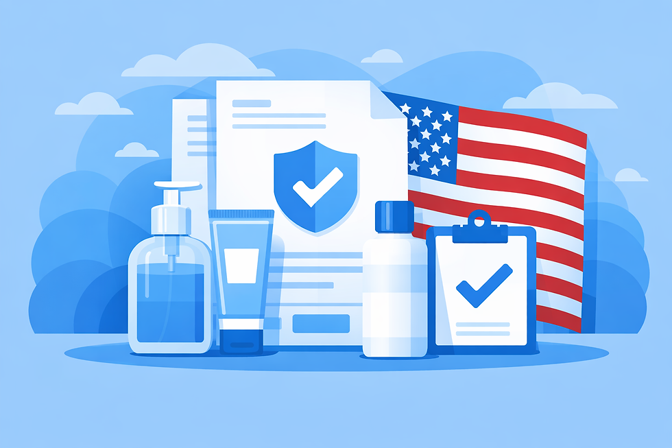 MoCRA美国代理人要求 - 外国化妆品制造商合规指南