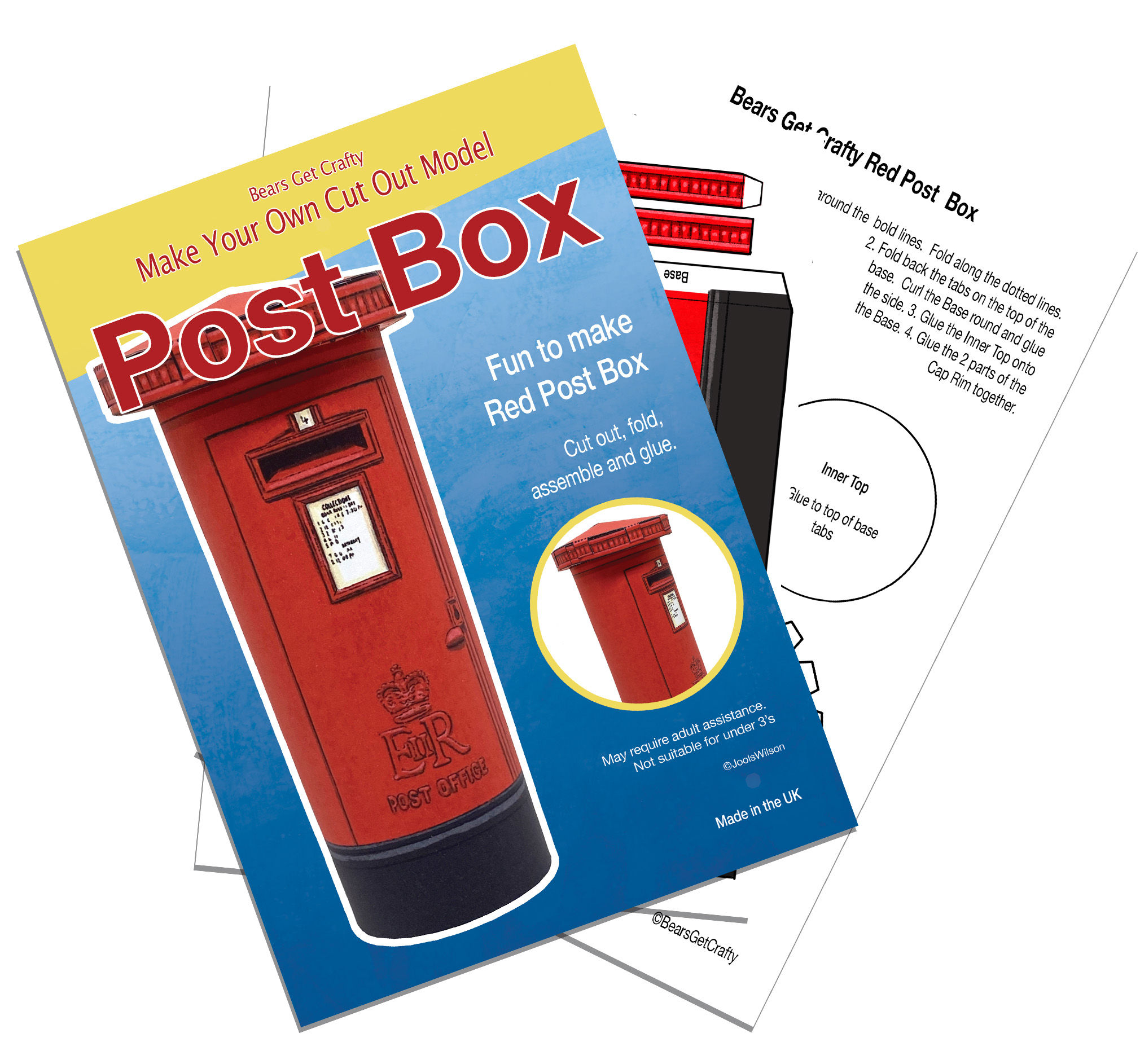 Red Post Box Model