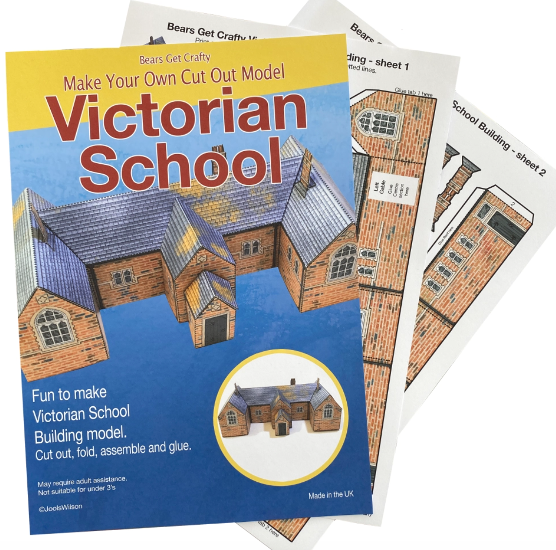 Victorian School Paper Model