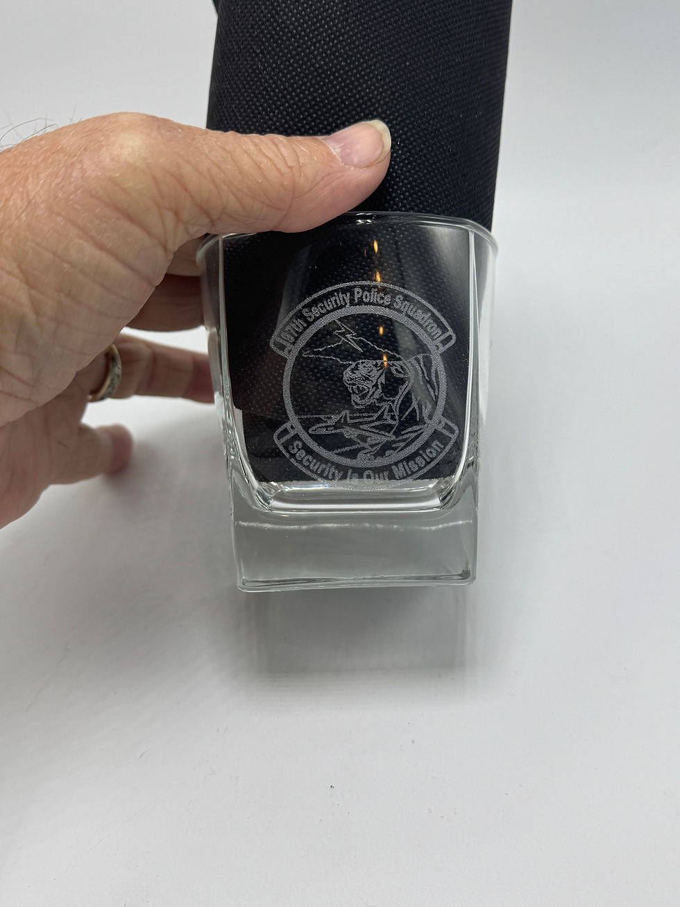 Thumbnail: Single 10.5 oz Square or Round Bourbon Glass