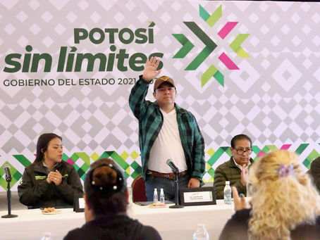 Gallardo es acusado de activar ofensivas contra Morena durante las giras de Sheinbaum en San Luis Potosí